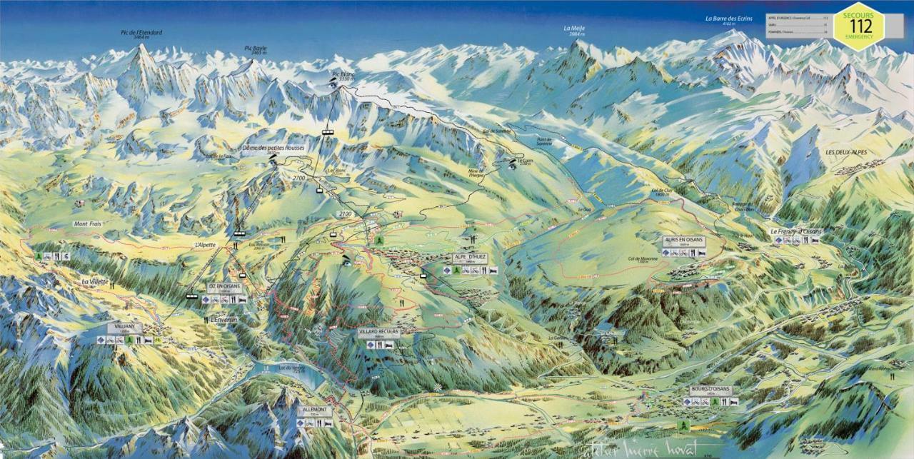 דירות Le Bourg-dʼOisans Les Lys Oranges מראה חיצוני תמונה