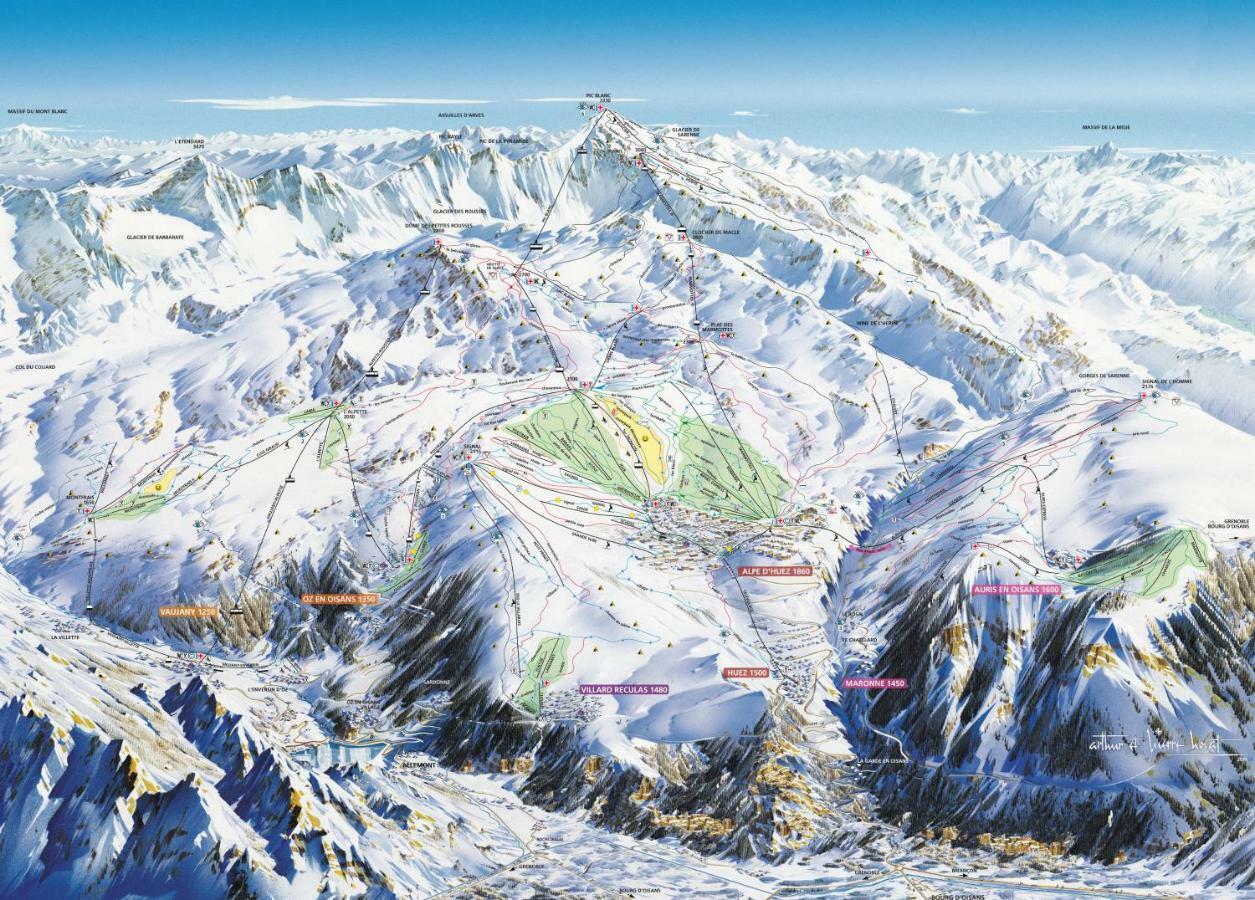 דירות Le Bourg-dʼOisans Les Lys Oranges מראה חיצוני תמונה